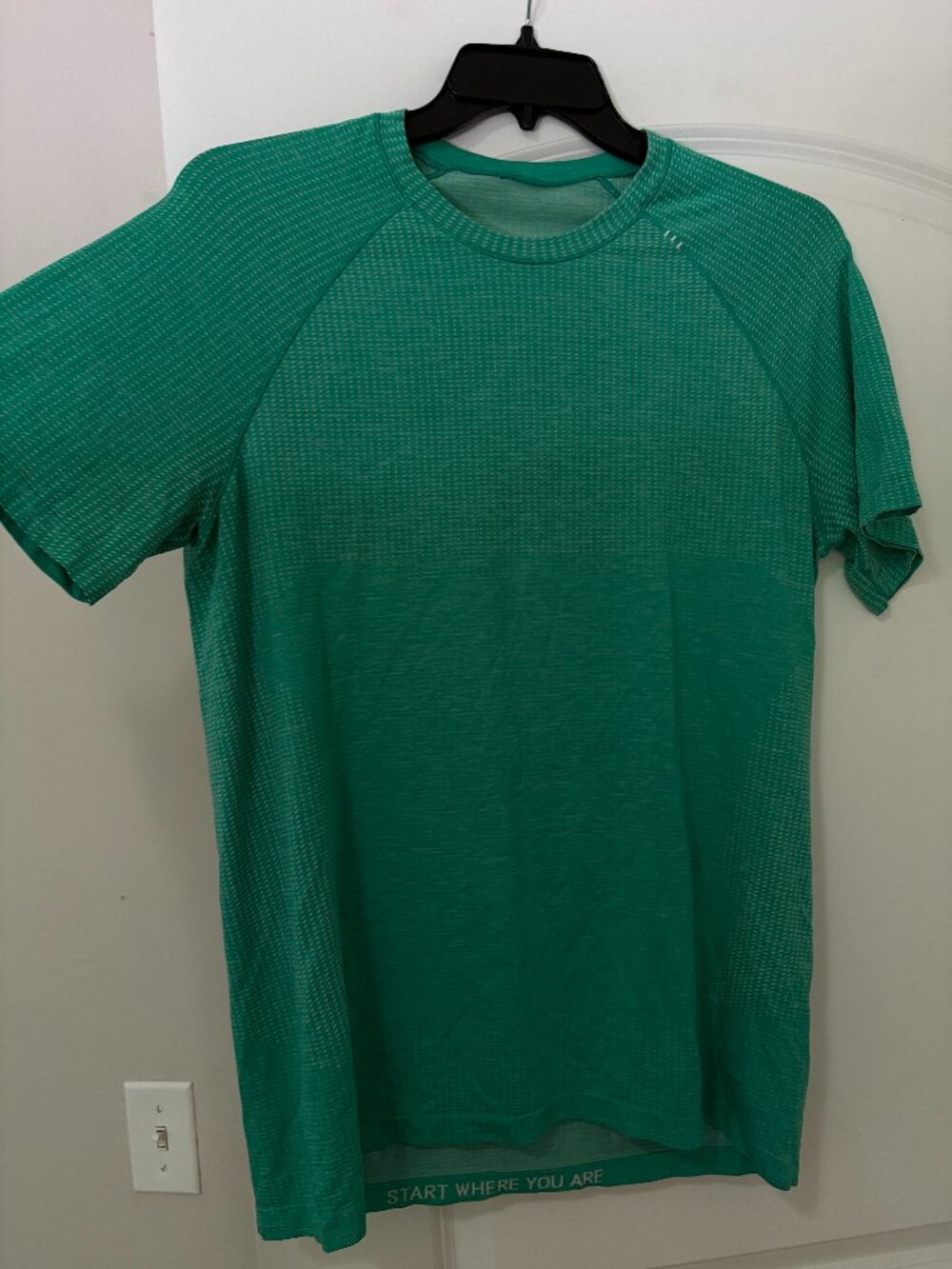 Men's L Green Lululemon Metal Vent Tech Short-Sleeve